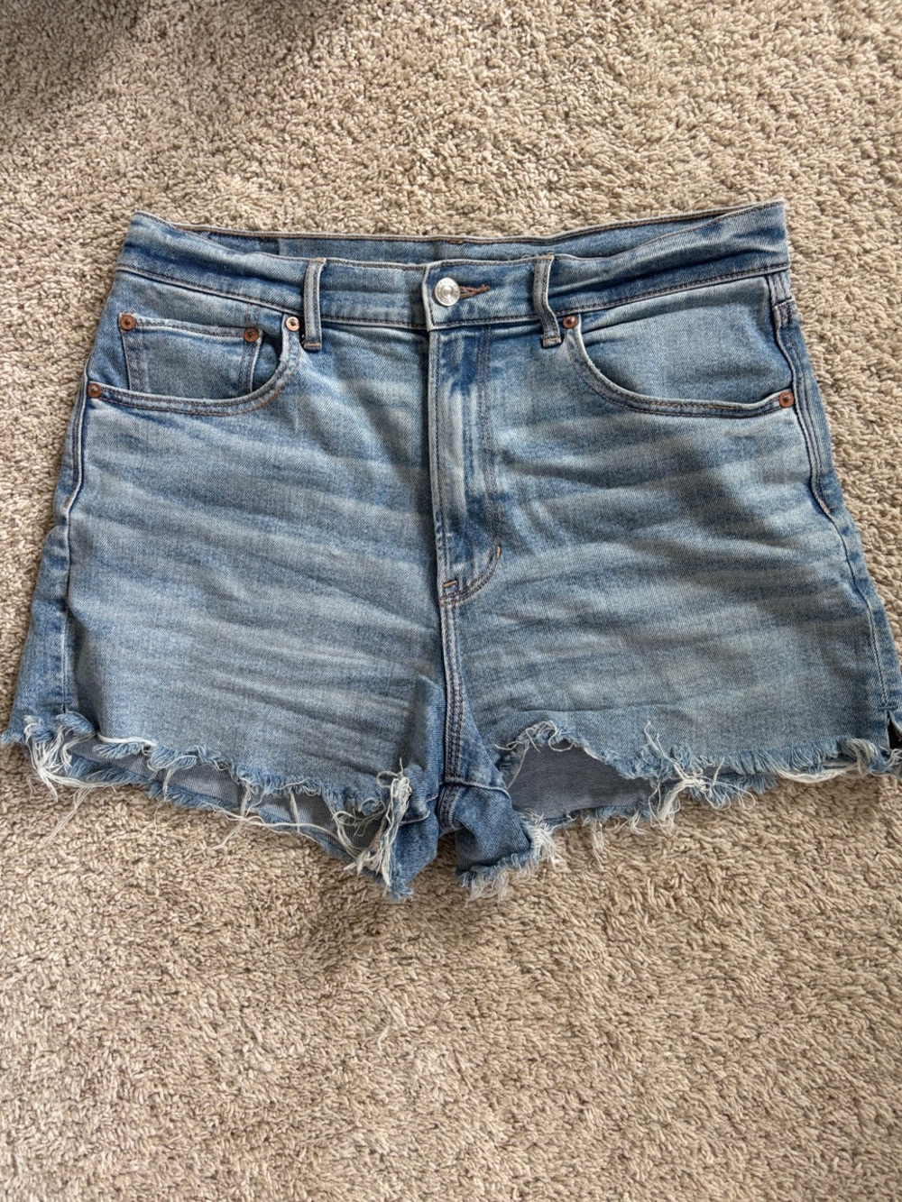 American Eagle High Rise 90s Boyfriend Denim Shorts